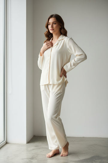 Pj Set/ Coord Set- Off white