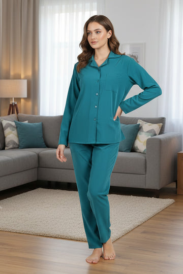 Pj Set/ Coord Set- Teal