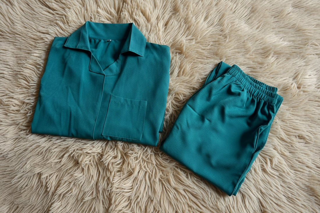 Pj Set/ Coord Set- Teal