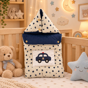 Hooded Carry Nest-Navy Blue