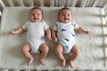 Set of 2 Half Length Rompers -Dino