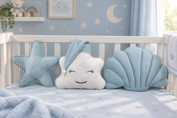 Velvet Baby Cushions Set- Pack of 3