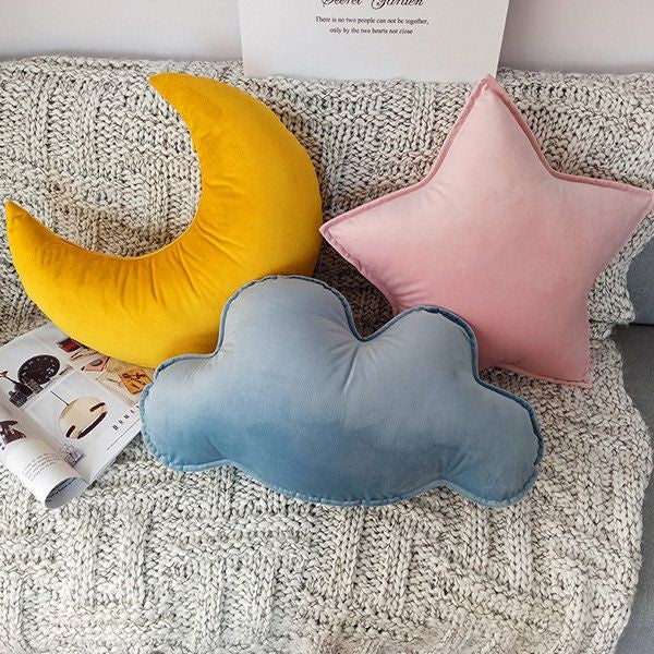 Velvet Baby Cushions- Pack of 3